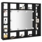 vidaXL LED-Spiegelschrank Schwarz 91x15x76,5 cm vidaXL LED-Spiegelschrank Schwarz 91x15x76,5 cm