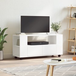 vidaXL TV-Schrank Weiß 102x34,5x43 cm Holzwerkstoff