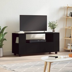 vidaXL TV-Schrank Schwarz 102x34,5x43 cm Holzwerkstoff