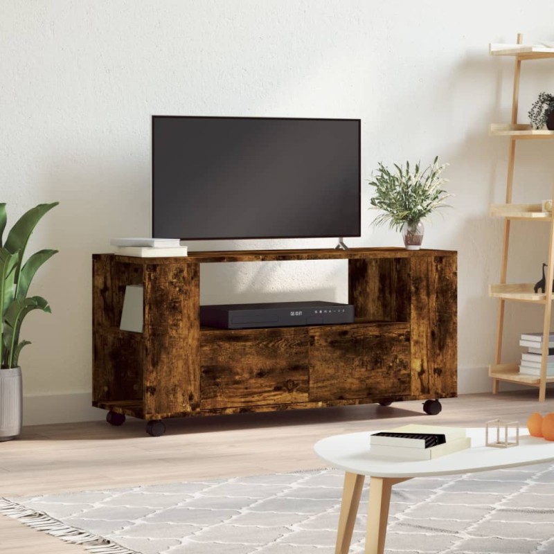 vidaXL TV-Schrank Räuchereiche 102x34,5x43 cm Holzwerkstoff vidaXL TV-Schrank Räuchereiche 102x34,5x43 cm Holzwerkstoff