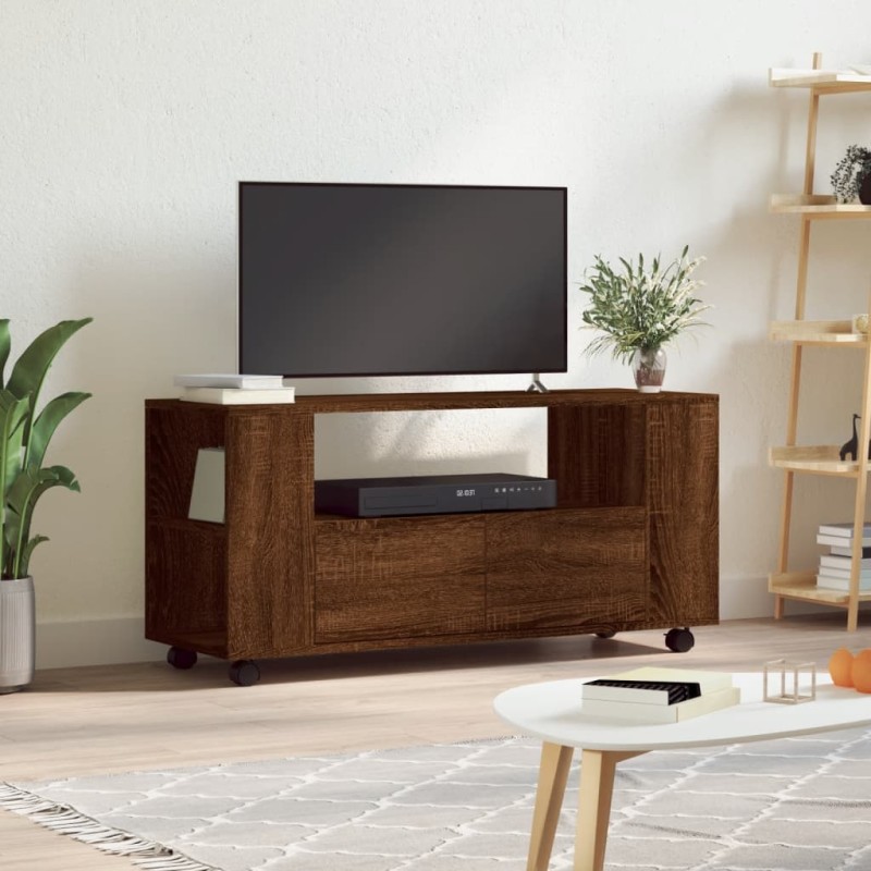 vidaXL TV-Schrank Braun Eichen-Optik 102x34,5x43 cm Holzwerkstoff vidaXL TV-Schrank Braun Eichen-Optik 102x34,5x43 cm Holzwerkstoff