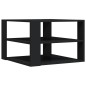 vidaXL Couchtisch Schwarz 59,5x59,5x40 cm Holzwerkstoff vidaXL Couchtisch Schwarz 59,5x59,5x40 cm Holzwerkstoff