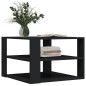 vidaXL Couchtisch Schwarz 59,5x59,5x40 cm Holzwerkstoff vidaXL Couchtisch Schwarz 59,5x59,5x40 cm Holzwerkstoff