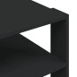 vidaXL Couchtisch Schwarz 59,5x59,5x40 cm Holzwerkstoff vidaXL Couchtisch Schwarz 59,5x59,5x40 cm Holzwerkstoff