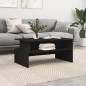 vidaXL Couchtisch Schwarz 90x55x42,5 cm Holzwerkstoff vidaXL Couchtisch Schwarz 90x55x42,5 cm Holzwerkstoff