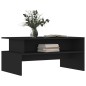 vidaXL Couchtisch Schwarz 90x55x42,5 cm Holzwerkstoff vidaXL Couchtisch Schwarz 90x55x42,5 cm Holzwerkstoff