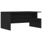 vidaXL Couchtisch Schwarz 90x55x42,5 cm Holzwerkstoff vidaXL Couchtisch Schwarz 90x55x42,5 cm Holzwerkstoff