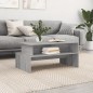 vidaXL Couchtisch Grau Sonoma 90x55x42,5 cm Holzwerkstoff vidaXL Couchtisch Grau Sonoma 90x55x42,5 cm Holzwerkstoff
