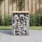 vidaXL Gartenbank aus Gabionen 33x31x42 cm Massivholz Kiefer vidaXL Gartenbank aus Gabionen 33x31x42 cm Massivholz Kiefer