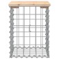 vidaXL Gartenbank aus Gabionen 33x31x42 cm Massivholz Kiefer vidaXL Gartenbank aus Gabionen 33x31x42 cm Massivholz Kiefer
