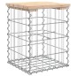 vidaXL Gartenbank aus Gabionen 33x31x42 cm Massivholz Kiefer vidaXL Gartenbank aus Gabionen 33x31x42 cm Massivholz Kiefer