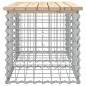 vidaXL Gartenbank aus Gabionen 103x44x42 cm Massivholz Kiefer vidaXL Gartenbank aus Gabionen 103x44x42 cm Massivholz Kiefer