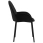 vidaXL Esszimmerstühle 2 Stk. Schwarz Samt vidaXL Esszimmerstühle 2 Stk. Schwarz Samt