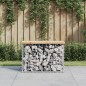 vidaXL Gartenbank aus Gabionen 63x31,5x42 cm Massivholz Kiefer vidaXL Gartenbank aus Gabionen 63x31,5x42 cm Massivholz Kiefer