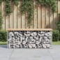vidaXL Gartenbank aus Gabionen 103x31,5x42 cm Massivholz Kiefer vidaXL Gartenbank aus Gabionen 103x31,5x42 cm Massivholz Kiefer