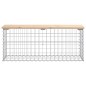 vidaXL Gartenbank aus Gabionen 103x31,5x42 cm Massivholz Kiefer vidaXL Gartenbank aus Gabionen 103x31,5x42 cm Massivholz Kiefer