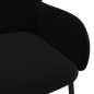 vidaXL Esszimmerstühle 2 Stk. Schwarz Samt vidaXL Esszimmerstühle 2 Stk. Schwarz Samt