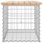 vidaXL Gartenbank aus Gabionen 63x44x42 cm Massivholz Kiefer vidaXL Gartenbank aus Gabionen 63x44x42 cm Massivholz Kiefer
