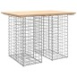 vidaXL Gartenbank aus Gabionen 100x70x72 cm Massivholz Kiefer vidaXL Gartenbank aus Gabionen 100x70x72 cm Massivholz Kiefer