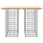vidaXL Gartenbank aus Gabionen 100x70x72 cm Massivholz Kiefer vidaXL Gartenbank aus Gabionen 100x70x72 cm Massivholz Kiefer