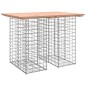 vidaXL Gartenbank aus Gabionen 100x70x72 cm Massivholz Douglasie vidaXL Gartenbank aus Gabionen 100x70x72 cm Massivholz Douglasie