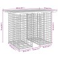 vidaXL Gartenbank aus Gabionen 100x70x72 cm Massivholz Douglasie vidaXL Gartenbank aus Gabionen 100x70x72 cm Massivholz Douglasie