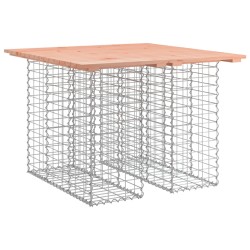 vidaXL Gartenbank aus Gabionen 100x102x72 cm Massivholz Douglasie