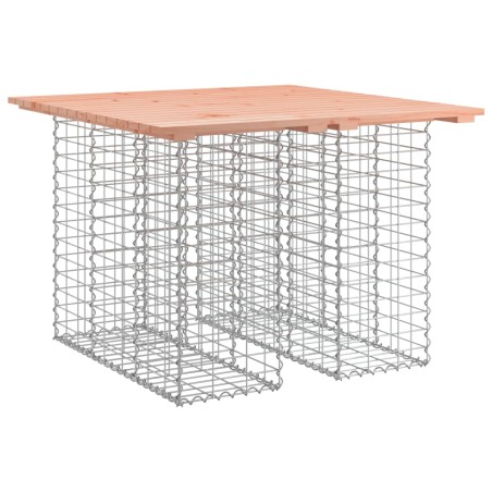 vidaXL Gartenbank aus Gabionen 100x102x72 cm Massivholz Douglasie