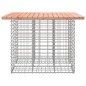 vidaXL Gartenbank aus Gabionen 100x102x72 cm Massivholz Douglasie vidaXL Gartenbank aus Gabionen 100x102x72 cm Massivholz Douglasie