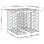 vidaXL Gartenbank aus Gabionen 100x102x72 cm Massivholz Douglasie vidaXL Gartenbank aus Gabionen 100x102x72 cm Massivholz Douglasie