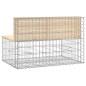 vidaXL Gartenbank aus Gabionen 103x70x65 cm Massivholz Kiefer vidaXL Gartenbank aus Gabionen 103x70x65 cm Massivholz Kiefer