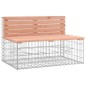 vidaXL Gartenbank aus Gabionen 103x70x65 cm Massivholz Douglasie vidaXL Gartenbank aus Gabionen 103x70x65 cm Massivholz Douglasie
