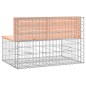 vidaXL Gartenbank aus Gabionen 103x70x65 cm Massivholz Douglasie vidaXL Gartenbank aus Gabionen 103x70x65 cm Massivholz Douglasie
