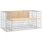 vidaXL Gartenbank aus Gabionen 143x71x65,5 cm Massivholz Kiefer vidaXL Gartenbank aus Gabionen 143x71x65,5 cm Massivholz Kiefer