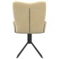 vidaXL Esszimmerstühle 2 Stk. Drehbar Creme Samt vidaXL Esszimmerstühle 2 Stk. Drehbar Creme Samt