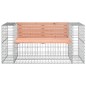vidaXL Gartenbank aus Gabionen 143x71x65,5 cm Massivholz Douglasie vidaXL Gartenbank aus Gabionen 143x71x65,5 cm Massivholz Douglasie