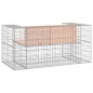 vidaXL Gartenbank aus Gabionen 143x71x65,5 cm Massivholz Douglasie vidaXL Gartenbank aus Gabionen 143x71x65,5 cm Massivholz Douglasie