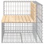 vidaXL Gartenbank aus Gabionen 92x71x65,5 cm Massivholz Kiefer vidaXL Gartenbank aus Gabionen 92x71x65,5 cm Massivholz Kiefer