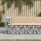 vidaXL Gartenbank aus Gabionen 122x71x65,5 cm Massivholz Kiefer vidaXL Gartenbank aus Gabionen 122x71x65,5 cm Massivholz Kiefer