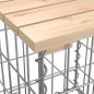 vidaXL Gartenbank aus Gabionen 122x71x65,5 cm Massivholz Kiefer vidaXL Gartenbank aus Gabionen 122x71x65,5 cm Massivholz Kiefer