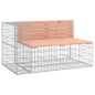 vidaXL Gartenbank aus Gabionen 122x71x65,5 cm Massivholz Douglasie vidaXL Gartenbank aus Gabionen 122x71x65,5 cm Massivholz Douglasie