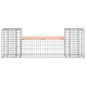 vidaXL Gartenbank aus Gabionen 183x41x60,5 cm Massivholz Douglasie vidaXL Gartenbank aus Gabionen 183x41x60,5 cm Massivholz Douglasie
