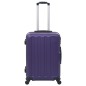 vidaXL Hartschalen-Trolley-Set 3 Stk. Lila ABS vidaXL Hartschalen-Trolley-Set 3 Stk. Lila ABS