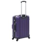 vidaXL Hartschalen-Trolley-Set 3 Stk. Lila ABS vidaXL Hartschalen-Trolley-Set 3 Stk. Lila ABS