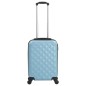 vidaXL Hartschalen-Trolley Blau ABS vidaXL Hartschalen-Trolley Blau ABS