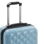 vidaXL Hartschalen-Trolley Blau ABS vidaXL Hartschalen-Trolley Blau ABS