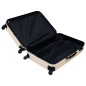 vidaXL Hartschalen-Trolley-Set 3 Stk. Golden ABS vidaXL Hartschalen-Trolley-Set 3 Stk. Golden ABS