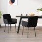 vidaXL Esszimmerstühle 2 Stk. Schwarz Samt vidaXL Esszimmerstühle 2 Stk. Schwarz Samt