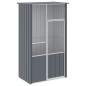 vidaXL Voliere Anthrazit 115x78x200 cm Verzinkter Stahl vidaXL Voliere Anthrazit 115x78x200 cm Verzinkter Stahl