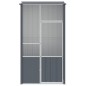 vidaXL Voliere Anthrazit 115x78x200 cm Verzinkter Stahl vidaXL Voliere Anthrazit 115x78x200 cm Verzinkter Stahl